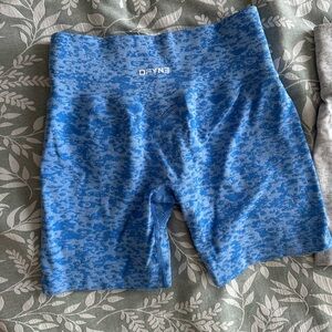 DFYNE Blue Patterned Shorts